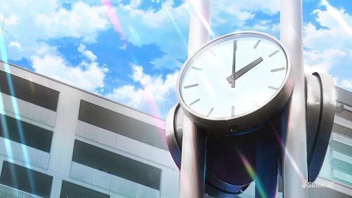 In front of the Monument Clock
